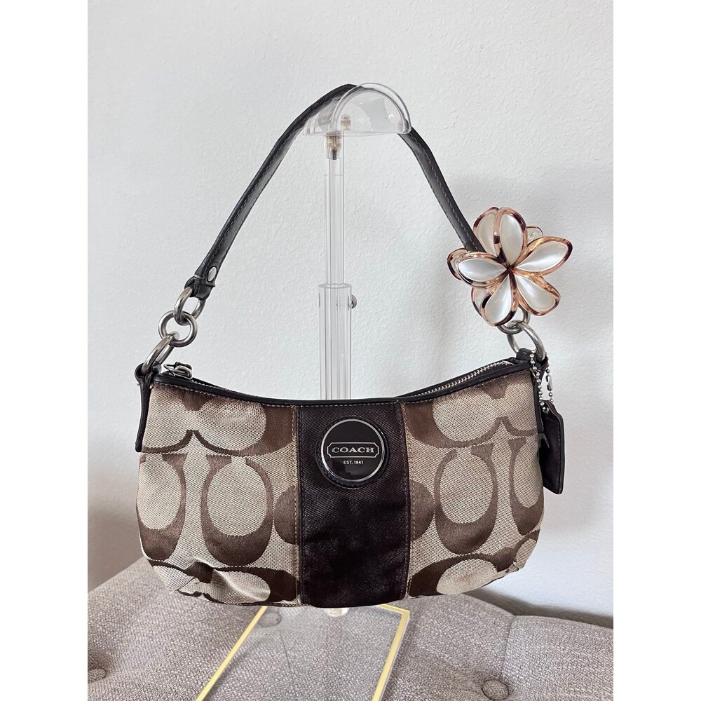 Coach Monogram Shoulder Bag
